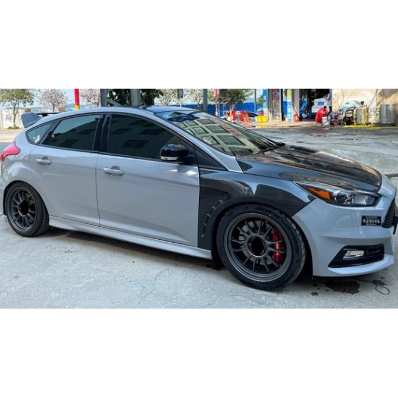 For Ford Focus ST RS 2012-2018 Modified Carbon Fiber Fender Light Weight Wing Body Kit Car Left and Right Mudguard