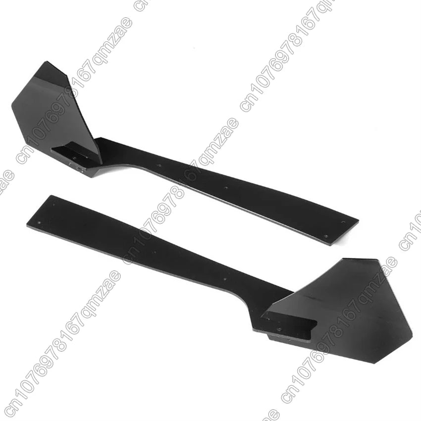 Car Rear Bumper Diffuser Fit For Ford Mustang 2018 2019 2020 2021 Body Kit Gloss Black Clip installation ABS Plastic