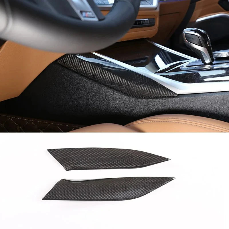 Real Carbon Fiber Central Dashboard Trim Cover For BMW 2 3 4 Series G42 G20 G22 G23 G26 M2 G87 M3 G80 G81 M4 G82 G83 2024-2025+