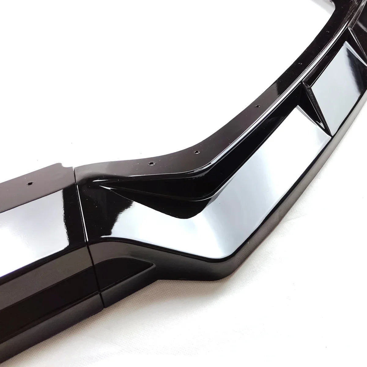 For 2020-2023 Corvette C8 Z51 STG 3 Winglet Front Bumper Lip Splitter Carbon Fiber Look Matte Black Gloss Black Auto Body Kit