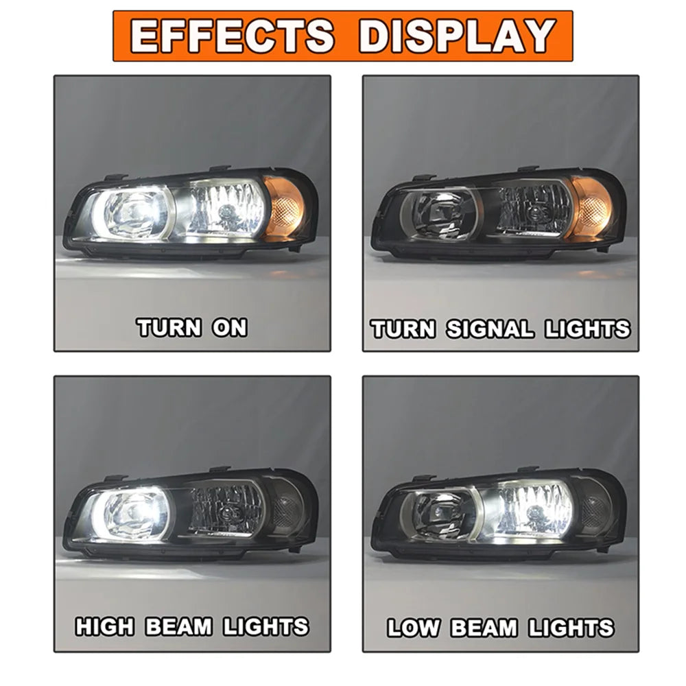 SINDAR OE Style Headlights Assembly For Nissan GTR R34 1999-2003, Pairs LED Head Lamp For Nissan Skyline ENR34/BNR34/GTT