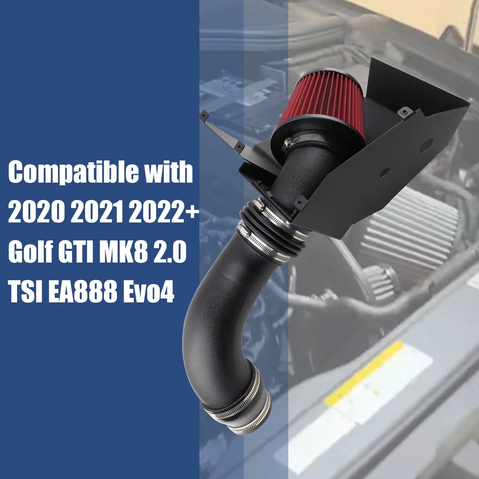turbo Cold Air Intake System for 245hp 2.0Tsi EA888 EVO4 gen4 2022 VW MK8 Golf GTI 8Y Audi A3