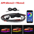 Car Charssis Flexible LED Strip Light LED Underbody APP Control RGB Neon Decorative Lamp For Honda Hyundai Kia Mercedes Benz VW