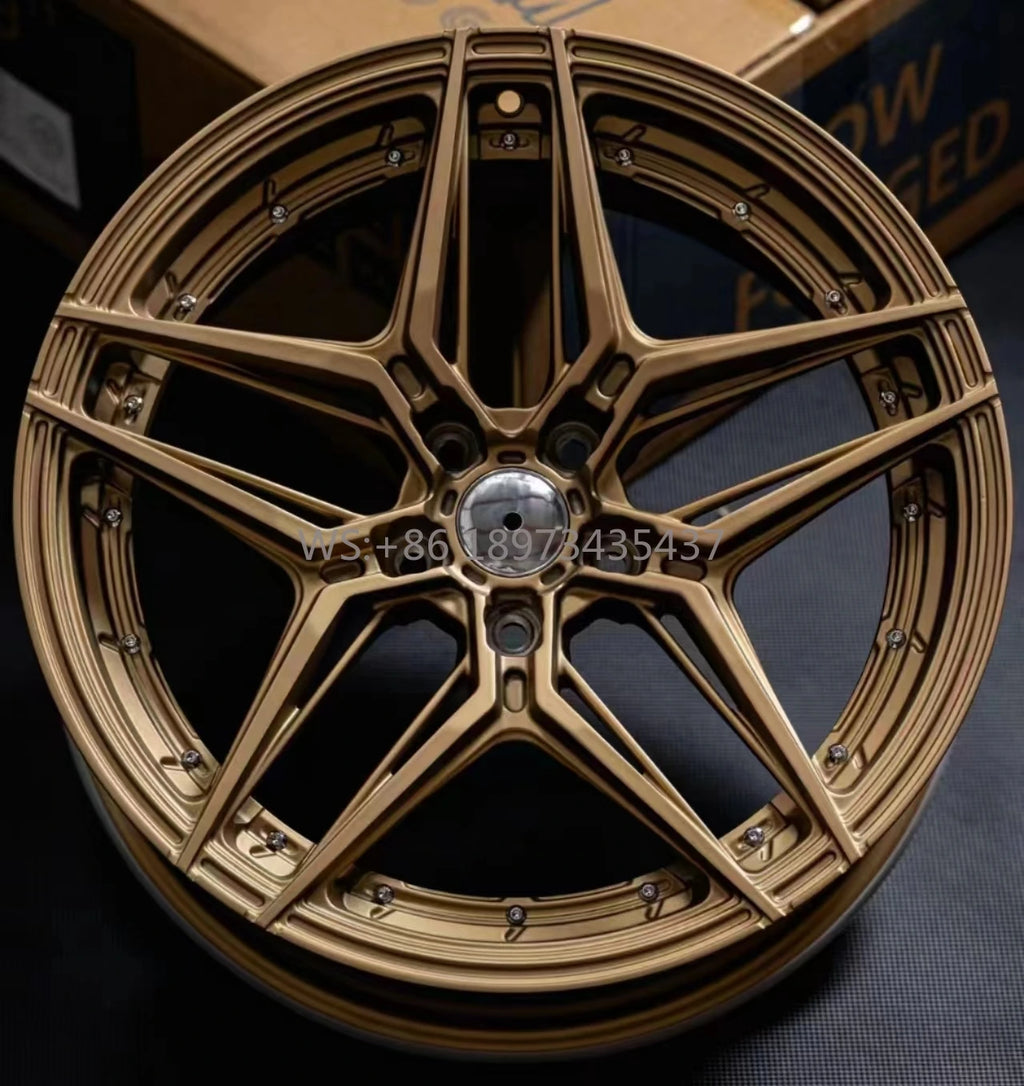 18-19 Inch Cast Aluminum Wheels 5 Hole Silver Black 5x98 5x100 5x108 5x112 5x114.3 5x120 PCD Deep Concave Lightweight Car Rims