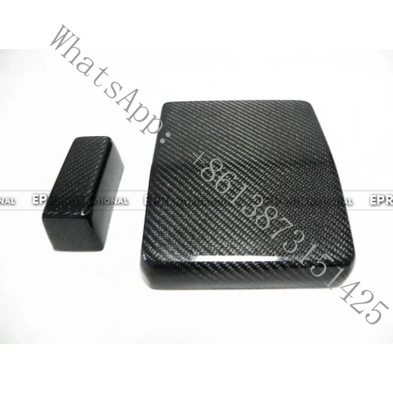 Suitable Lancer EVO X 2008 Carbon Fiber Engine Bay Dress-Up Fuse Box & Battery Cover