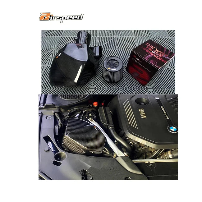 Airspeed Real Car Data Development Dry Carbon Fiber Cold Air Intake System for BMW 540i G30 B58 3.0T